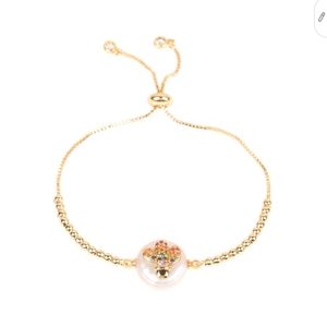 cactus micro diamond bracelet